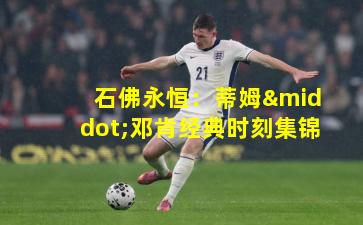 石佛永恒：蒂姆·邓肯经典时刻集锦