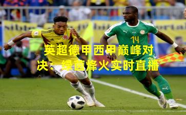英超德甲西甲巅峰对决:绿茵烽火实时直播